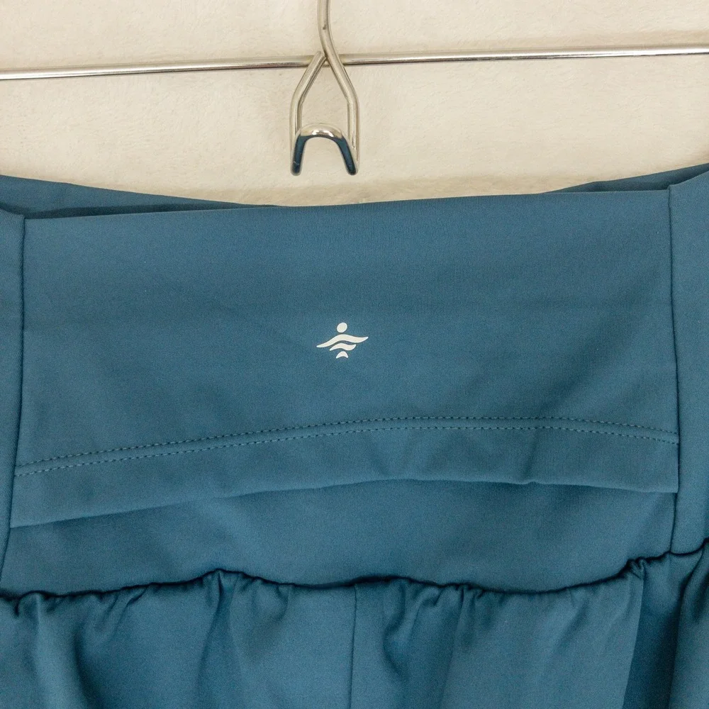 Halara SoftlyZero Airy Shorts Womens XL Blue High Waisted Pockets Athletic New